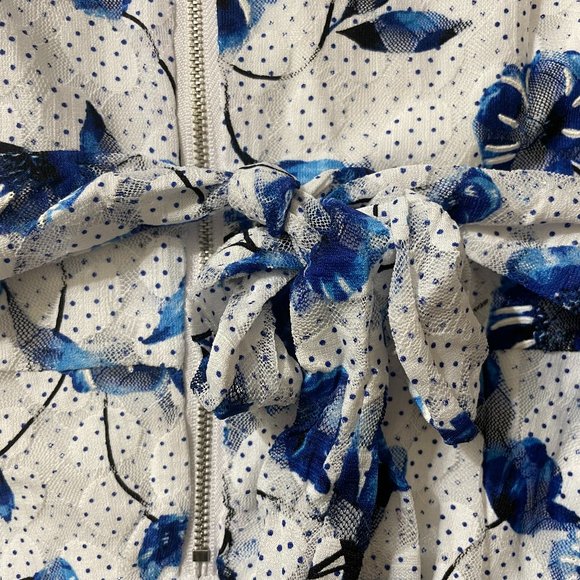 NWT Floral Print Fit and Flare Lined Mini Dress Small NWT - Picture 5 of 16